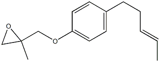 4-(3-Pentenyl)phenyl 2-methylglycidyl ether