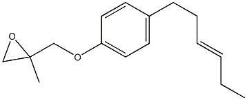 4-(3-Hexenyl)phenyl 2-methylglycidyl ether|