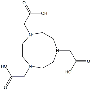 1,4,7-Triazacyclononane-1,4,7-trisacetic acid Structure