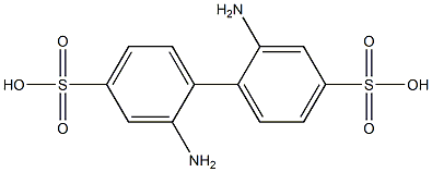 2,2'-Diamino-4,4'-biphenyldisulfonic acid Structure