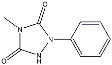 1-Phenyl-4-methyl-1H-1,2,4-triazole-3,5(2H,4H)-dione Structure