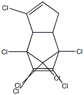 1,4,5,6,7,8,8-Heptachloro-3a,4,7,7a-tetrahydro-4,7-methano-3H-indene Structure