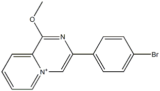 1-Methoxy-3-(4-bromophenyl)pyrido[1,2-a]pyrazin-5-ium