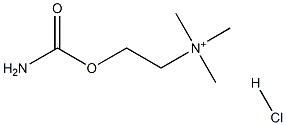 2-[(アミノカルボニル)オキシ]-N,N,N-トリメチルエタンアミニウム·塩酸塩 化学構造式