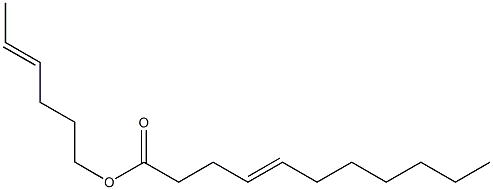 4-Undecenoic acid 4-hexenyl ester Struktur