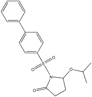 5-Isopropoxy-1-[(4-phenylphenyl)sulfonyl]pyrrolidin-2-one