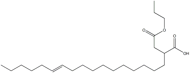 2-(11-Heptadecenyl)succinic acid 1-hydrogen 4-propyl ester 结构式