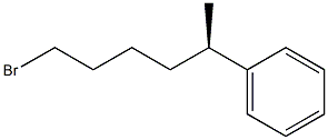 [R,(-)]-1-Bromo-5-phenylhexane Struktur