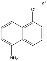 Potassium 5-amino-1-naphthaleneolate Structure