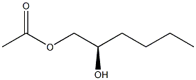 (2R)-1-Acetyloxyhexan-2-ol Structure