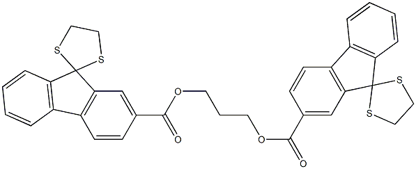 Bis[9,9-(ethylenebisthio)-9H-fluorene-2-carboxylic acid]1,3-propanediyl ester