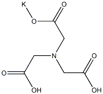 2,2'-(Potassiooxycarbonylmethylimino)diacetic acid Structure