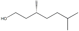 [R,(+)]-3,6-Dimethyl-1-heptanol 结构式
