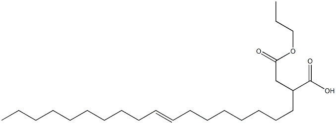 2-(8-Octadecenyl)succinic acid 1-hydrogen 4-propyl ester Structure