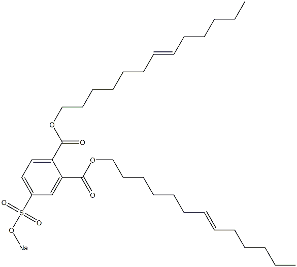 4-(Sodiosulfo)phthalic acid di(7-tridecenyl) ester