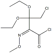 (Z)-4-Chloro-3,3-diethoxy-2-methoxyiminobutyryl chloride