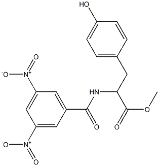  2-[(3,5-Dinitrobenzoyl)amino]-3-(4-hydroxyphenyl)propanoic acid methyl ester