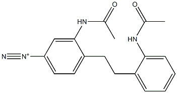 4-[2-(2-Acetylaminophenyl)ethyl]-3-acetylaminobenzenediazonium