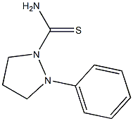 (Tetrahydro-2-phenyl-1H-pyrazole)-1-carbothioamide Struktur