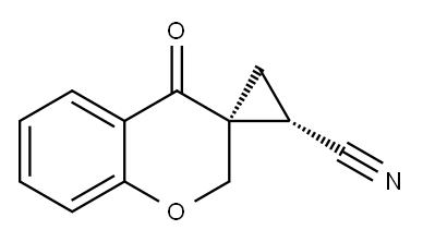 (2'S,3S)-4-Oxospiro[2H-1-benzopyran-3(4H),1'-cyclopropane]-2'-carbonitrile