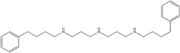 3,3'-Iminobis(N-(4-phenylbutyl)-1-propanamine) Struktur
