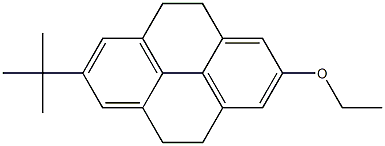 2-エトキシ-7-tert-ブチル-4,5,9,10-テトラヒドロピレン 化学構造式