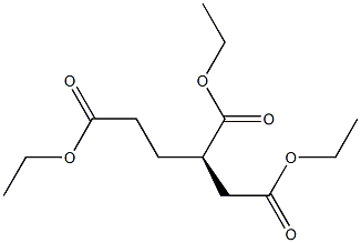 [R,(+)]-1,2,4-Butanetricarboxylic acid triethyl ester Struktur