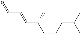 [R,(-)]-4,8-Dimethyl-2-nonenal Structure