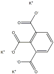 1,2,3-Benzenetricarboxylic acid tripotassium salt Struktur
