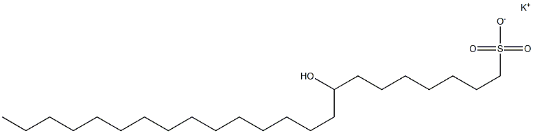 8-Hydroxytricosane-1-sulfonic acid potassium salt