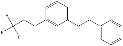 1-フェネチル-3-(3,3,3-トリフルオロプロピル)ベンゼン 化学構造式