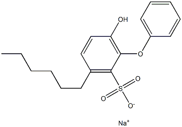 6-Hydroxy-3-hexyl[oxybisbenzene]-2-sulfonic acid sodium salt