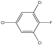 1-Fluoro-2,4,6-trichlorobenzene Struktur