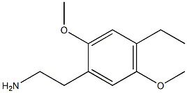 2,5-Dimethoxy-4-ethylbenzeneethaneamine Struktur