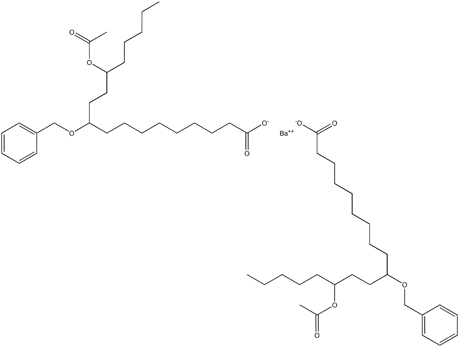 Bis(10-benzyloxy-13-acetyloxystearic acid)barium salt|