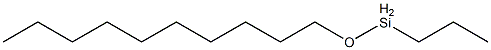 Propyl(decyloxy)silane,,结构式