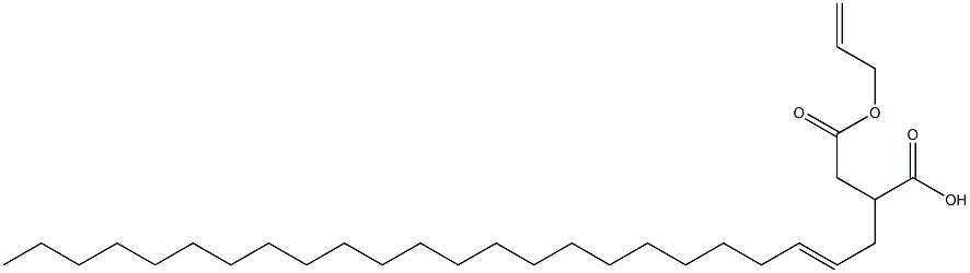 2-(2-Tetracosenyl)succinic acid 1-hydrogen 4-allyl ester Struktur