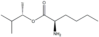 (S)-2-Aminohexanoic acid (R)-1,2-dimethylpropyl ester Struktur