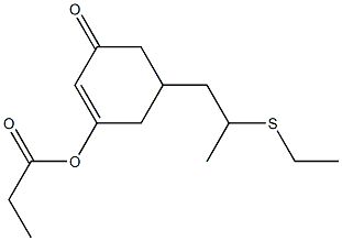 Propionic acid 5-(2-ethylthiopropyl)-3-oxo-1-cyclohexenyl ester
