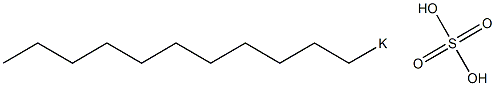  Sulfuric acid undecyl=potassium salt