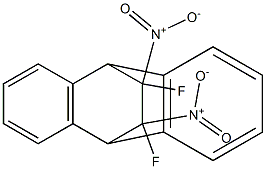 11,12-Difluoro-11,12-dinitro-9,10-dihydro-9,10-ethanoanthracene,,结构式