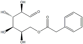 6-O-(Phenylacetyl)-D-glucose Structure