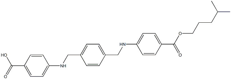 4,4'-[p-Phenylenebis(methylene)bis(imino)]bis[benzoic acid (4-methylpentyl)] ester
