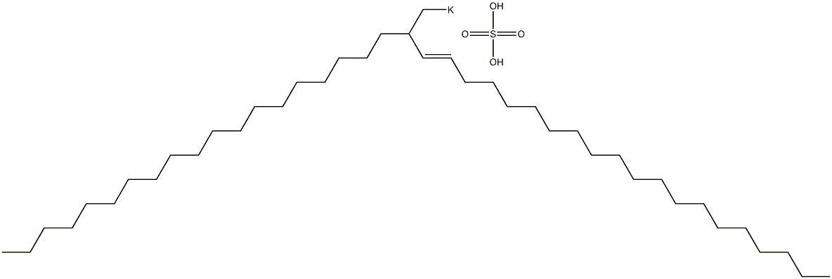 Sulfuric acid 2-nonadecyl-3-docosenyl=potassium ester salt