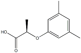 [R,(+)]-2-(3,5-Xylyloxy)propionic acid Structure