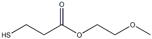 3-Mercaptopropionic acid 2-methoxyethyl ester Structure