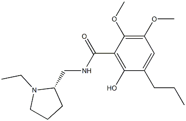 6-Hydroxy-2,3-dimethoxy-5-propyl-N-[[(2S)-1-ethylpyrrolidin-2-yl]methyl]benzamide|