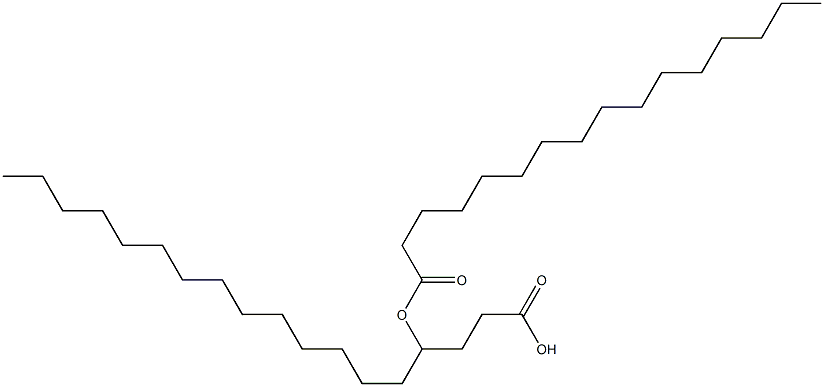 4-Palmitoyloxystearic acid Structure