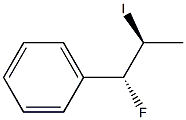 (1R,2S)-1-Fluoro-2-iodo-1-phenylpropane Struktur
