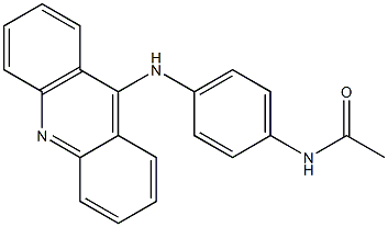 N-[4-(9-Acridinylamino)phenyl]acetamide Struktur